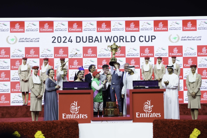 لوريل ريفر يكتسح منافسيه في كأس دبي العالمي بأداء للتاريخ