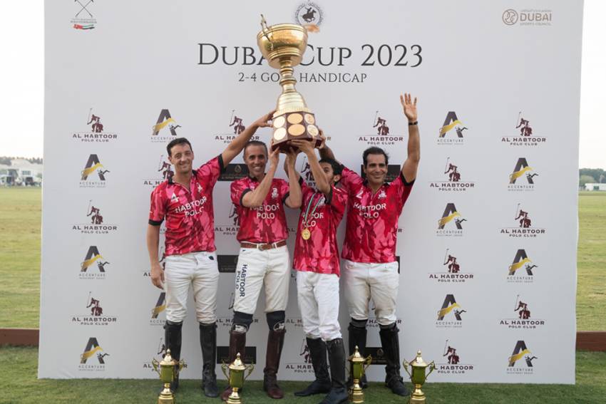Habtoor Polo sweeps the last tournament of the season, Dubai Cup 2023
