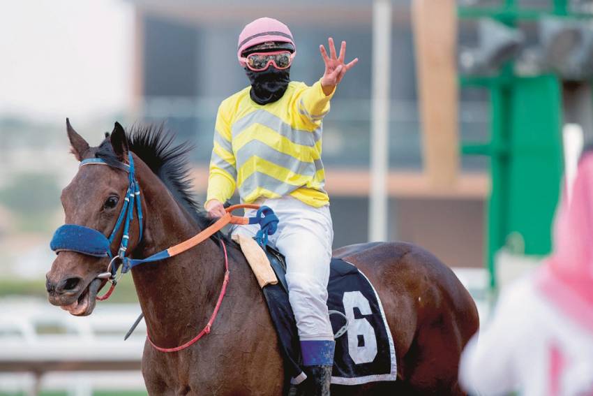 FANTASTIC FOURTH FOR FIRST SAUDI FEMALE JOCKEY ON RACECOURSE DEBUT